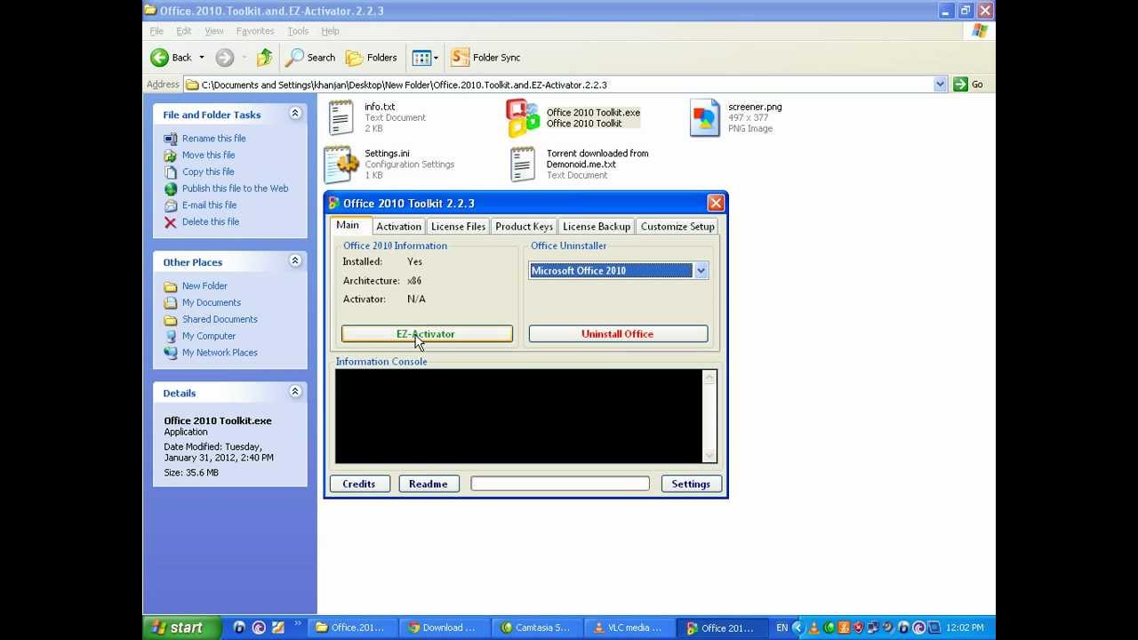 Microsoft office 2010 toolkit ez activator